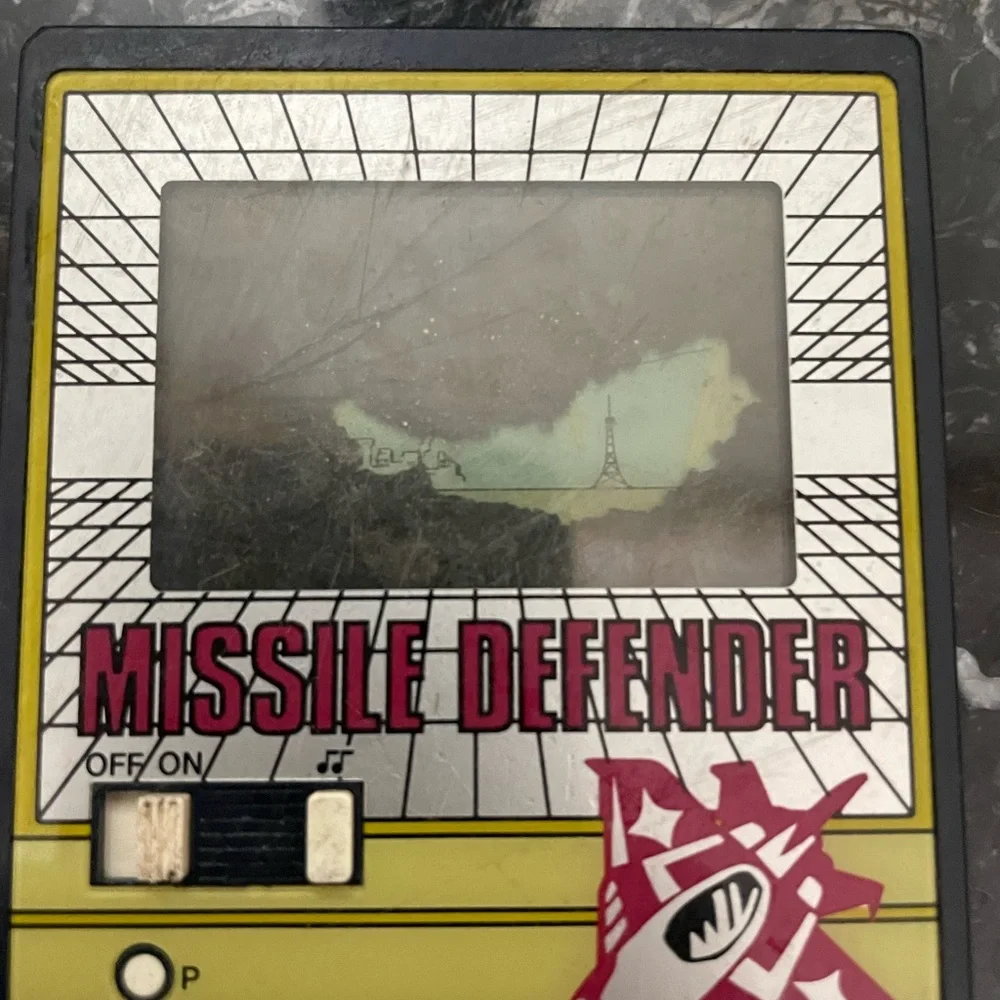 Casio Missile Defender CG-83 Electronic Handheld Game 1984 For Parts Only